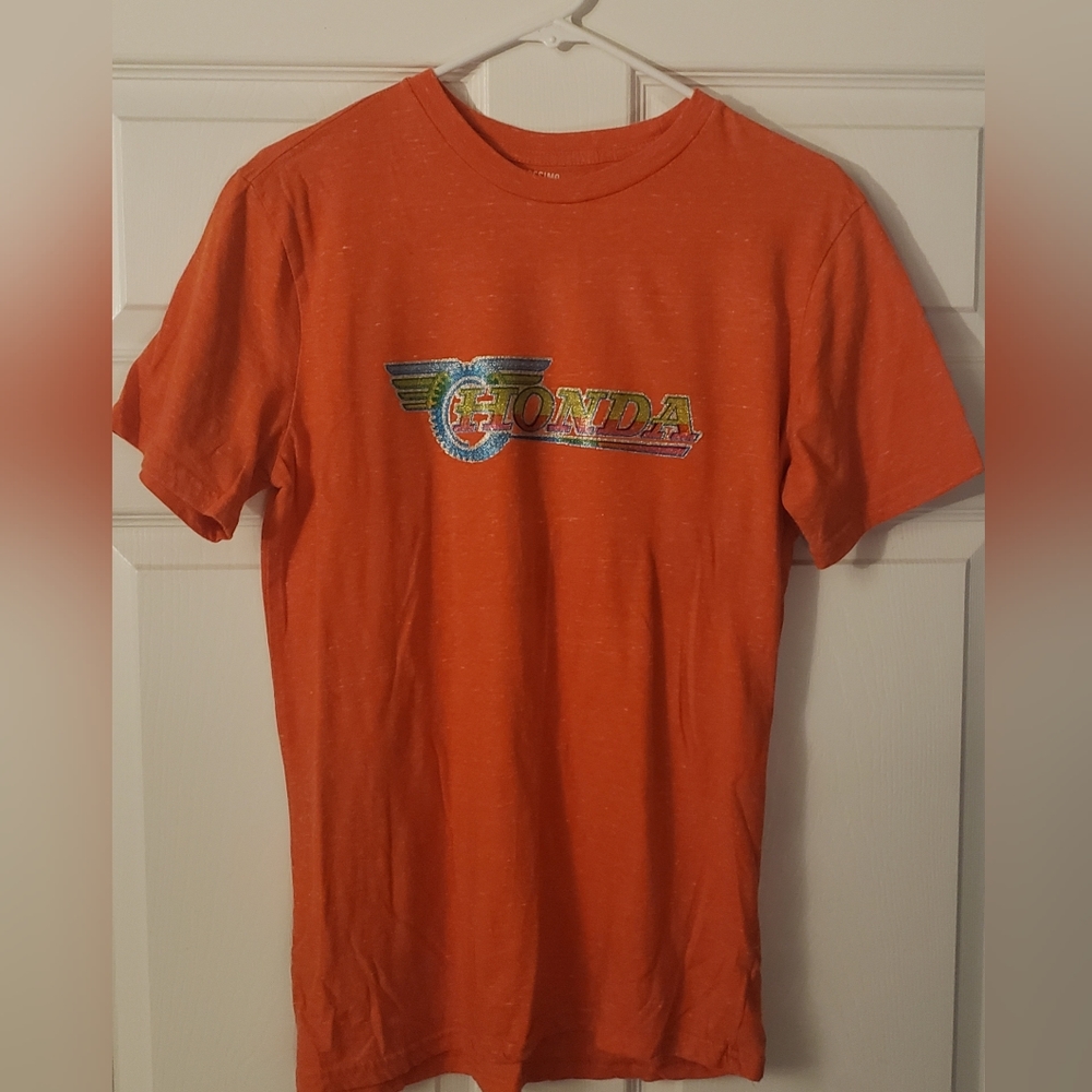 Vintage Honda Motorcycle Logo Tshirt Medium